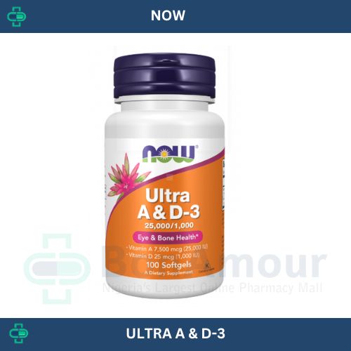NOW ULTRA A & D3 25000/1000IU X 100 SOFTGELS