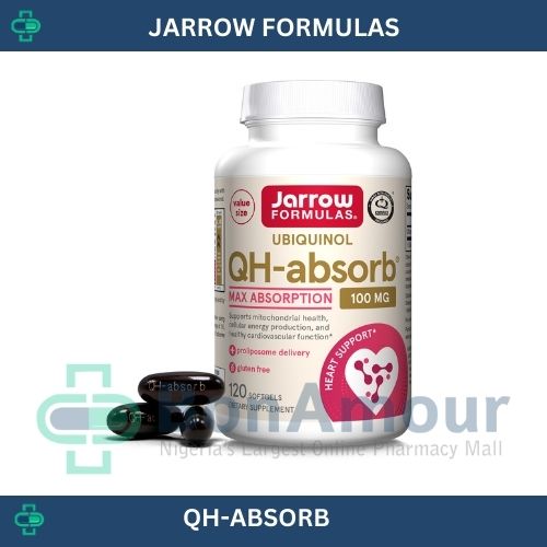 JARROW FORMULAS UBIQUINOL QH ABSORB 100MG X 120 SOFTGELSS