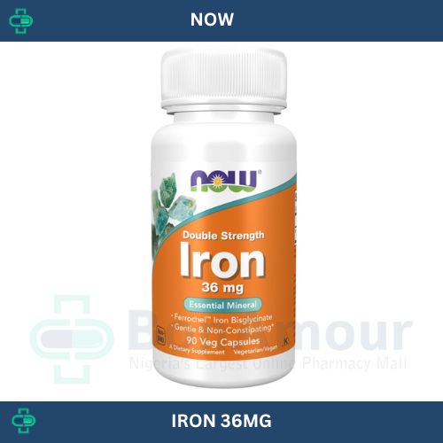 NOW IRON 36MG X 90 CAPSULES