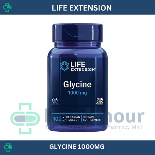 LIFE EXTENSION GLYCINE 1000MG X 100 CAPSULES