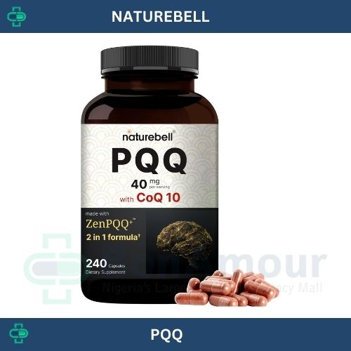 NATUREBELL PQQ 40MG WITH COQ10 X 240
