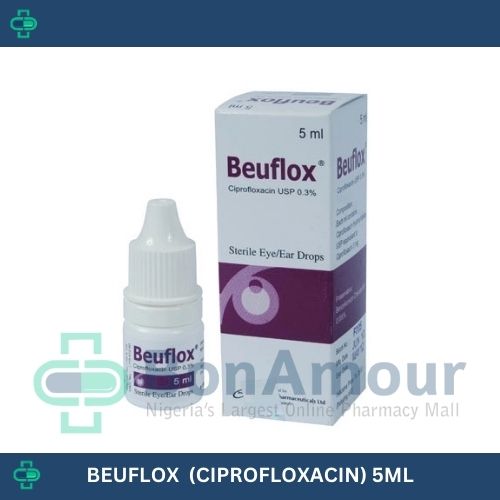 CIPROFLOXACIN (BEUFLOX) 0.3% EYE/EAR DROP