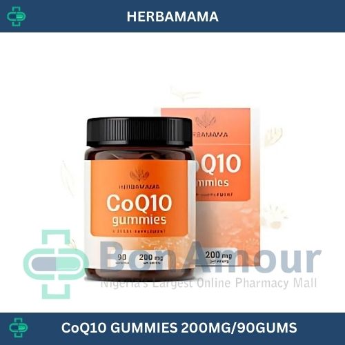 HERBAMAMA COQ10 GUMMIES 200MG X 90