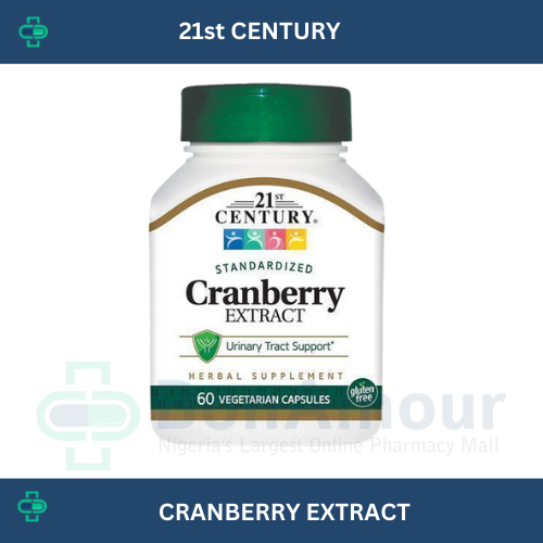 21ST CENTURY CRANBERRY EXTRACT X 60 CAPSULES