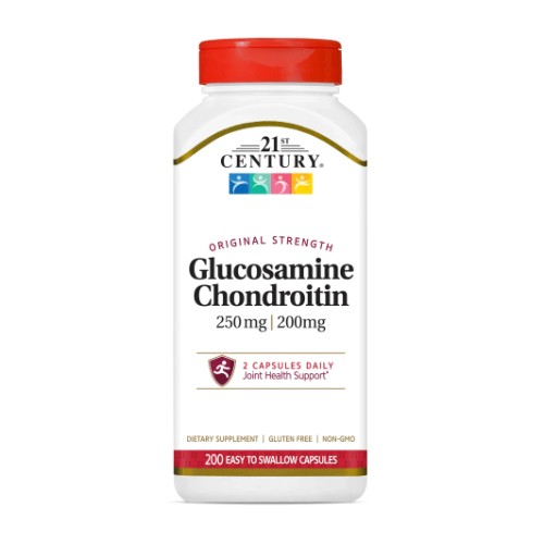 21ST CENTURY GLUCOSAMINE CHONDROITIN 250MG X 200 CAPSULES
