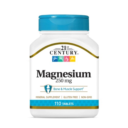 21ST CENTURY MAGNESIUM OXIDE 250MG X 110 TABLETS