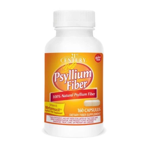 21ST CENTURY PSYLIUM FIBRE X 160 CAPSULES