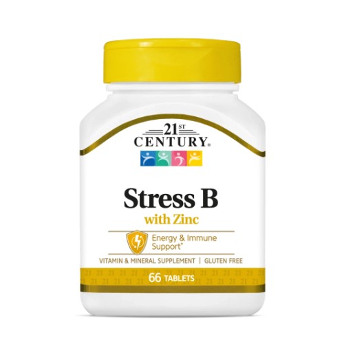 21ST CENTURY STRESS B WITH ZINC X 66 TABLETS