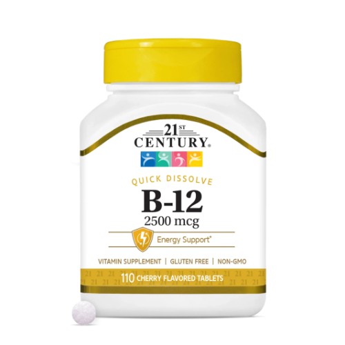 21ST CENTURY VITAMIN B12 2500MCG X 110 TABLETS