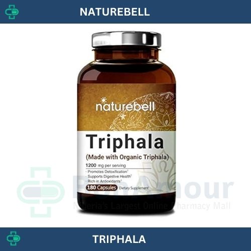 NATUREBELL ORGANIC TRIPHALA 1500MG WITH AMLA