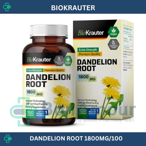BIOKRAUTER DANDELION ROOT 1800MG X 100