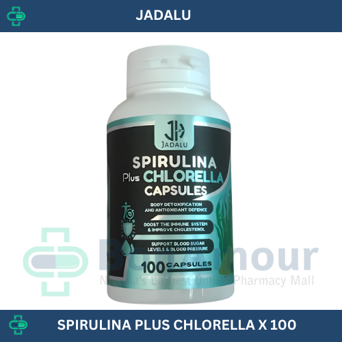 JADALU SPIRULNA PLUS CHLORELLA X 100