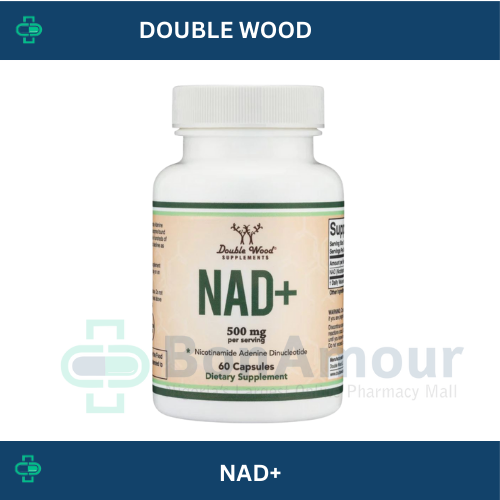 Buy DOUBLE WOOD NAD+ 500MG X 60 CAPS