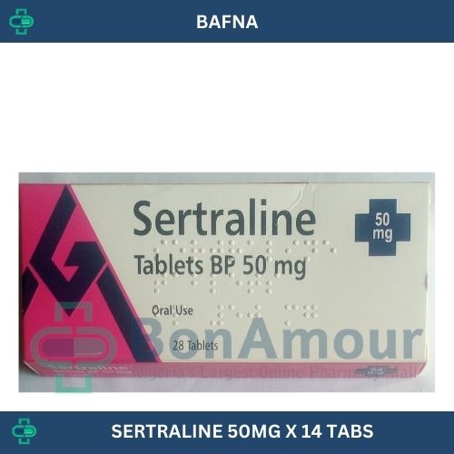 BAFNA SERTRALINE 50MG X 14 TABS