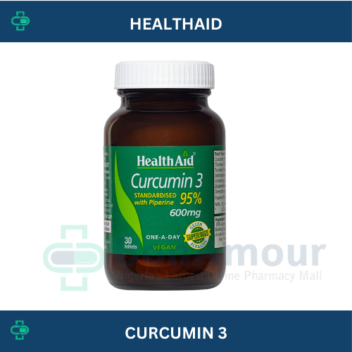 HEALTHAID CURCUMIN 3 95% 600MG