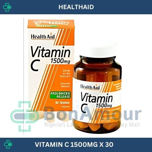 HEALTHAID VITAMIN C 1500MG X 30