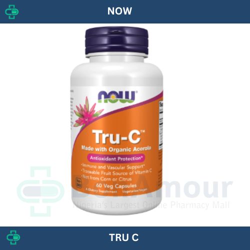 NOW TRU C (VITAMIN C ) X 60 TABLETS
