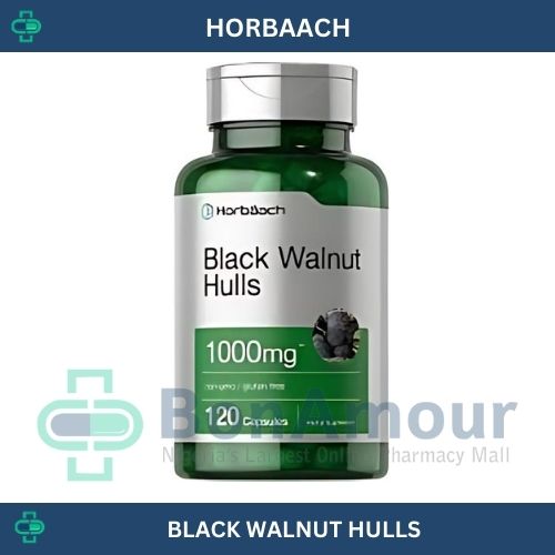 HORBAACH BLACK WALNUT HULLS 1000MG X 120 CAPS