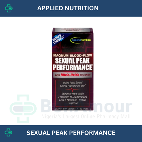 APPLIED NUTRITION SEXUAL PEAK PERFORMANCE X 40 TABLETS