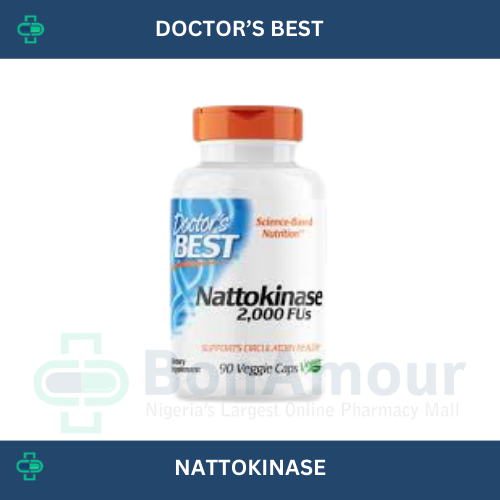 DOCTOR’S BEST NATTOKINASE 2000 FUS, 90 CAPSULES