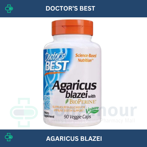 DOCTOR’S BEST AGARICUS BLAZEI, 90 CAPSULES