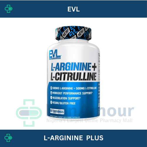 EVL L ARGININE L CITRULLINE X 120 CAPSULES