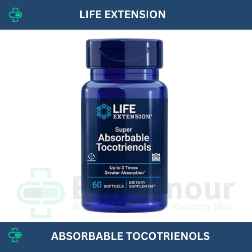 LIFE EXTENSION SUPER ABSORBABLE TOCOTRIENOLS X 60 S