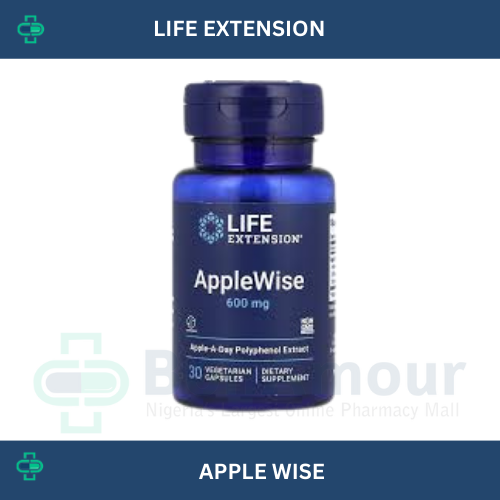 LIFE EXTENSION APPLEWISE 600MG X 30 CAPSULES