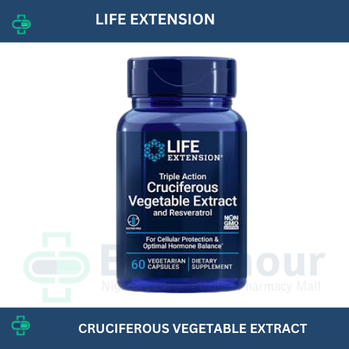 LIFE EXTENSION CRUCIFEROUS VEGETABLETS EXTRACT & RES