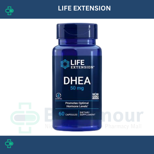 LIFE EXTENSION DHEA 50MG X 60 CAPSULES