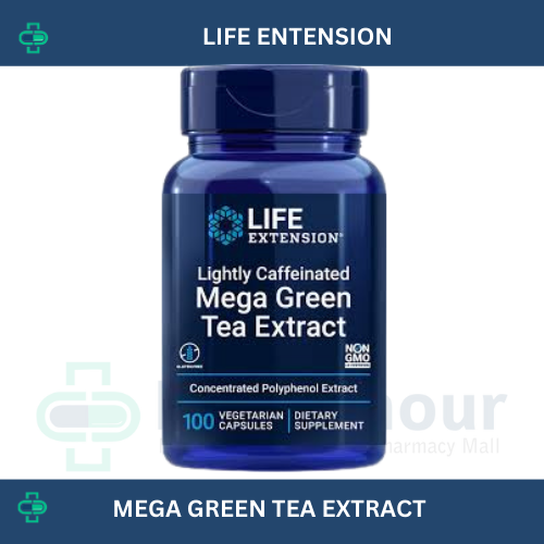 LIFE EXTENSION MEGA GREEN TEA EXTRACT X 100 CAPSULES
