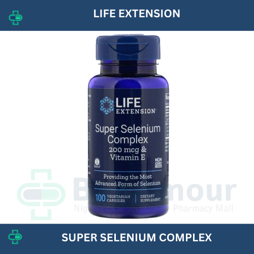 LIFE EXTENSION SUPER SELENIUM COMPLEX 200MCG WITH VIT
