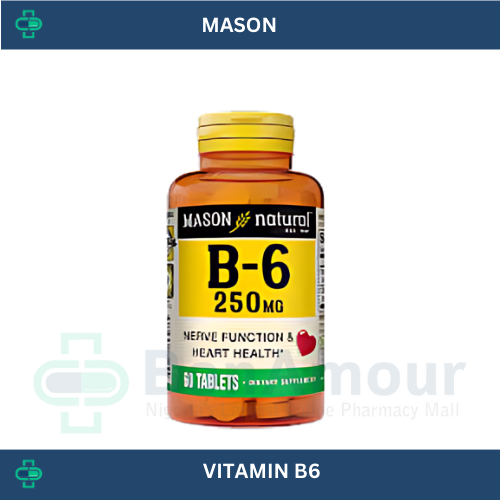 MASON VITAMIN B6 250MG X 60 TABLETS