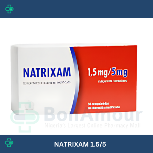 NATRIXAM 1.5MG/5MG X 5TABLETS