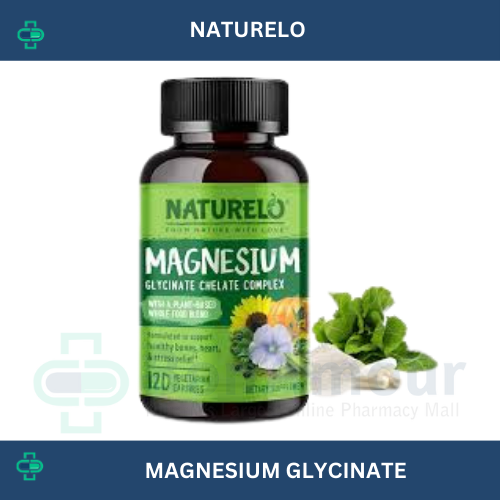 NATURELO MAGNESIUM GLYCINATE 200MG X 120 CAPSULES