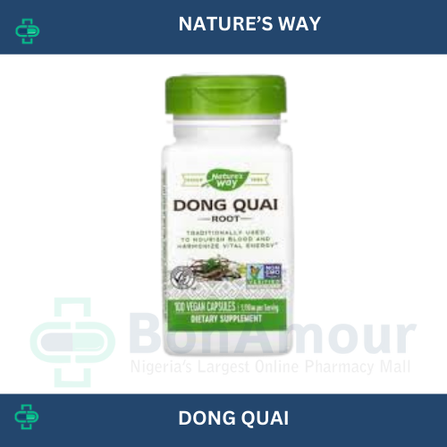 NATURES WAY DONG QUAI ROOT 1130MG X 100 CAPSULES
