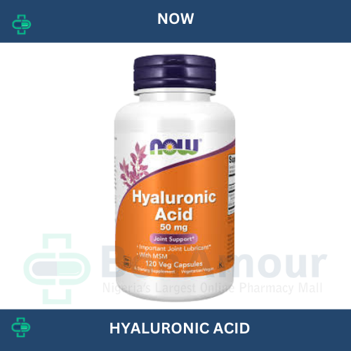 Buy NOW HYALURONIC ACID 50MG X 120 CAPSULES