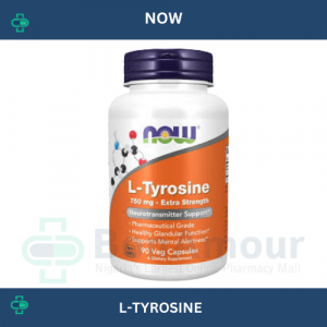 NOW L-TYROSINE 750MG X 90 CAPSULES