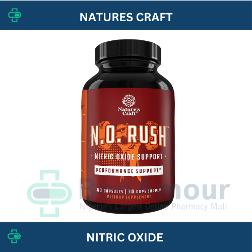 NATURES CRAFT NITRIC OXIDE SUPPORT X 60 CAPSULES