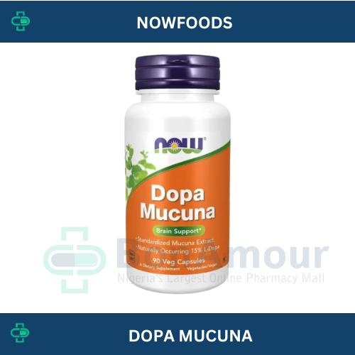 NOWFOODS DOPA MUCUNA 920MG X 90 CAPSULES