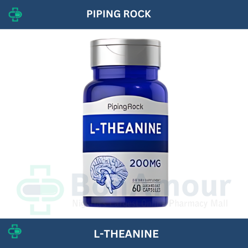 PIPINGROCK L-THEANINE 200MG X 60 CAPSULES
