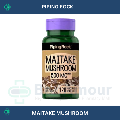 PIPINGROCK MAITAKE MUSHROOM 500MG X 120 SOFTGELS