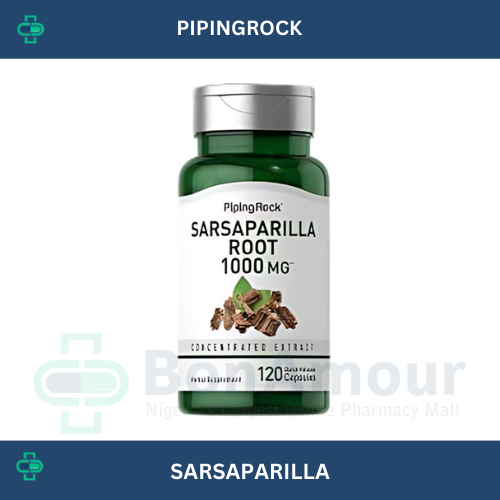 PIPINGROCK SARSAPARILLA ROOT 1000MG X 120 CAPSULES