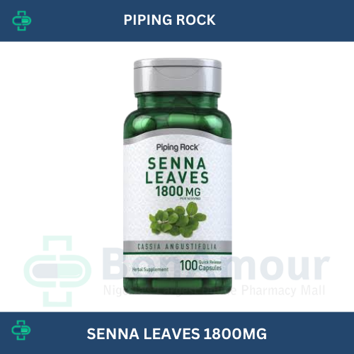 PIPINGROCK SENNA LEAVES 450MG X 100 CAPSULES