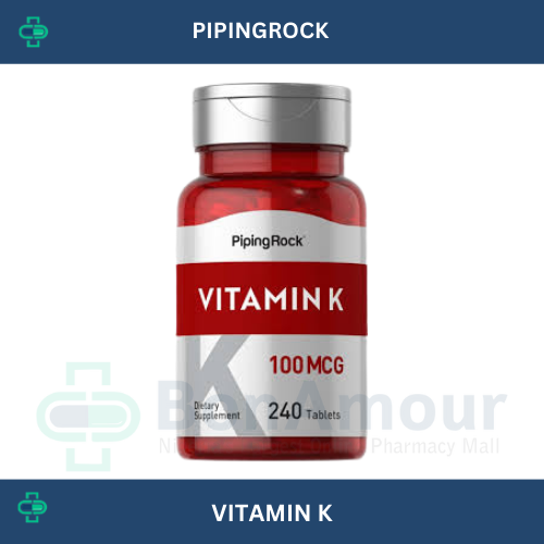 PIPINGROCK VITAMIN K 100MCG X 240 TABLETS