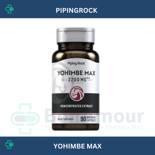 PIPINGROCK YOHIMBE 2200 X 90 CAPSULES