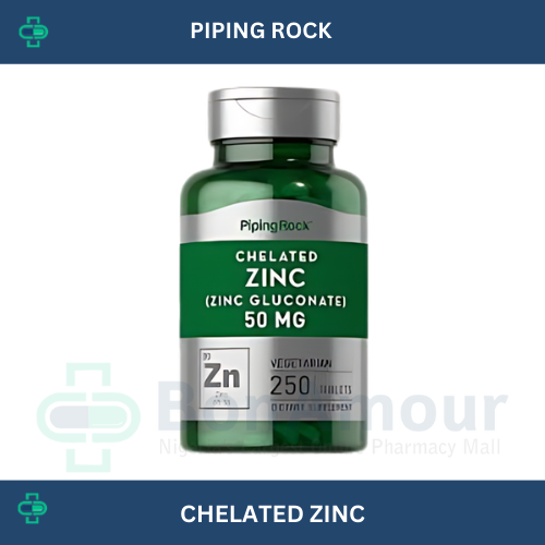 PIPINGROCK ZINC GLUCONATE 50MG X 250 TABLETS