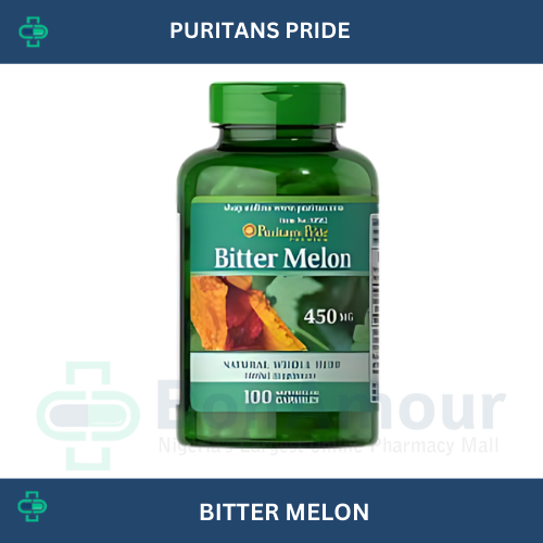 PURITANS PRIDE BITTER MELON 450MG X 100 CAPSULES