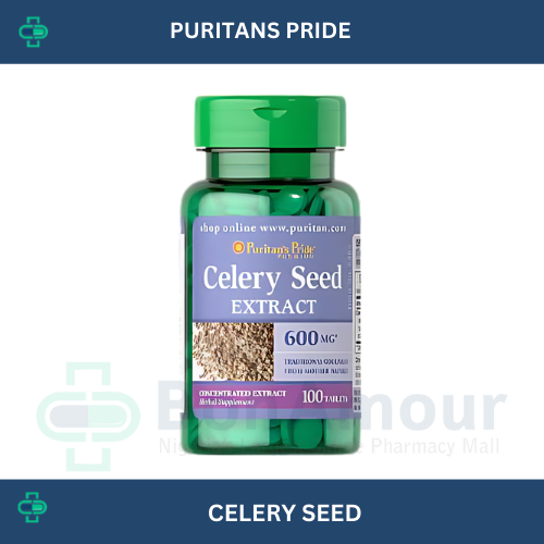 PURITANS PRIDE CELERY SEED EXTRACT 600MG X 100 TAB