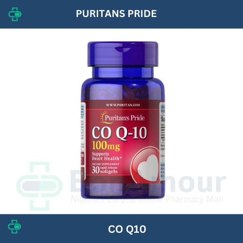 PURITANS PRIDE COQ10 100MG X 30 SOFTGELS